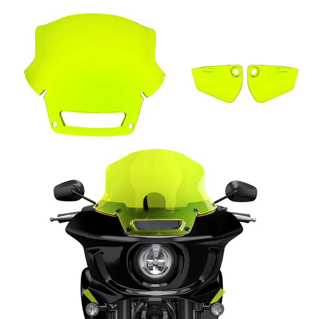 並行輸入品 カラフルバイクフロントガラスウィンドディフレクターハーレーローライダー ST FXLRST FXRST 2022 2023用_5