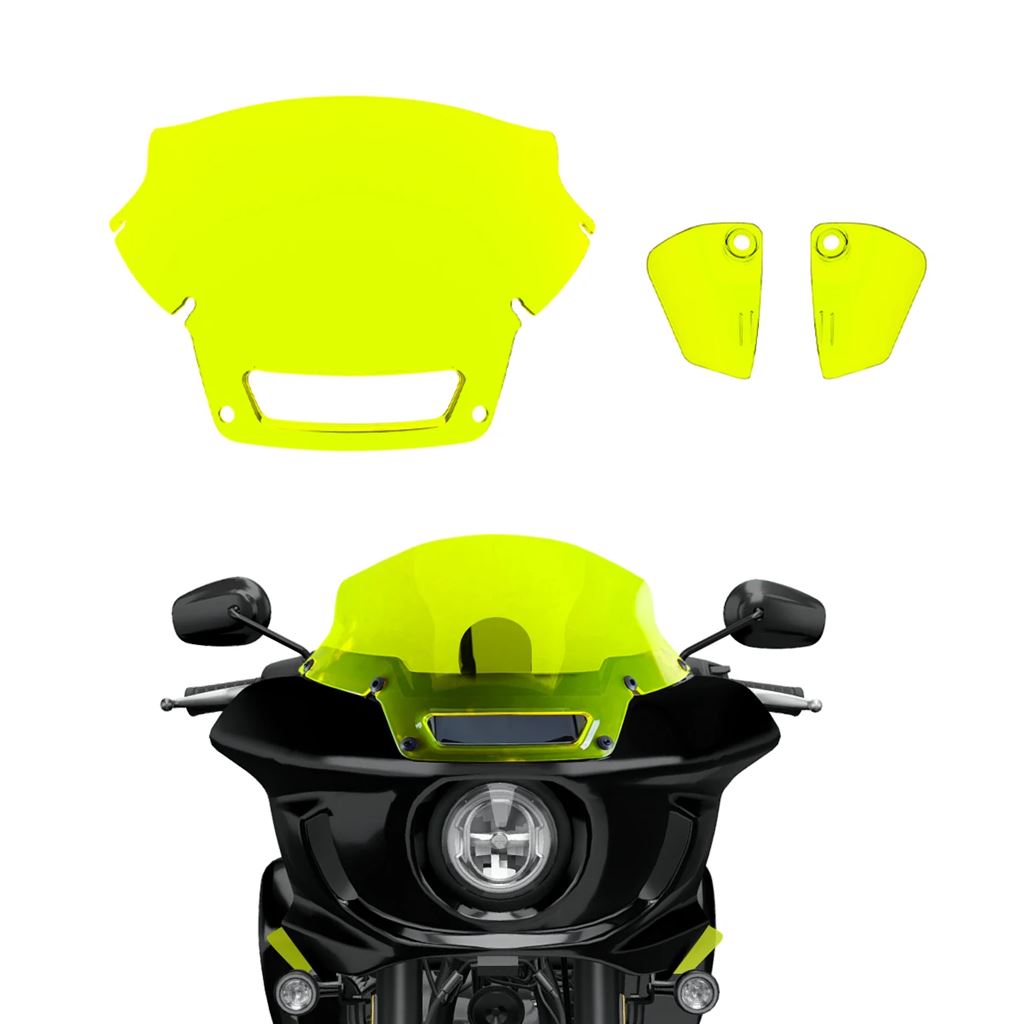並行輸入品 カラフルバイクフロントガラスウィンドディフレクターハーレーローライダー ST FXLRST FXRST 2022 2023用_11