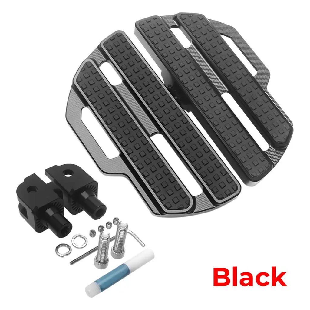 並行輸入品 バイクアクセサリー 1 ペアフロントフットレストフロアボードフィットハーレーソフテイルローライダー ST FXLRST 202_1