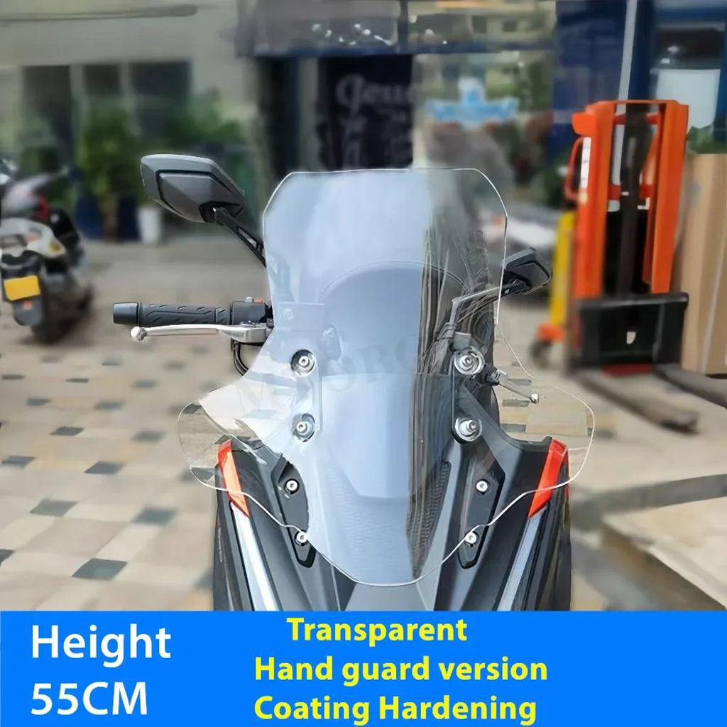 並行輸入品 フロントガラス ウインドスクリーン 防塵 バイク部品 エアウィンドディフレクター KYMCO XCITING S350 DTX360_2