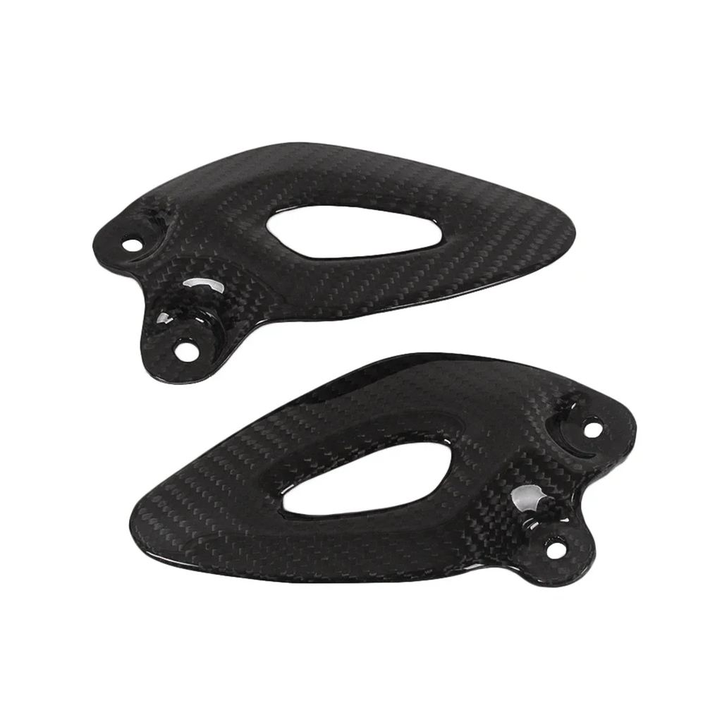 並行輸入品 バイクヒールガード 100% カーボングロスリアセットプレートフットペグプロテクタートライアンフロケット III ロケッ_1