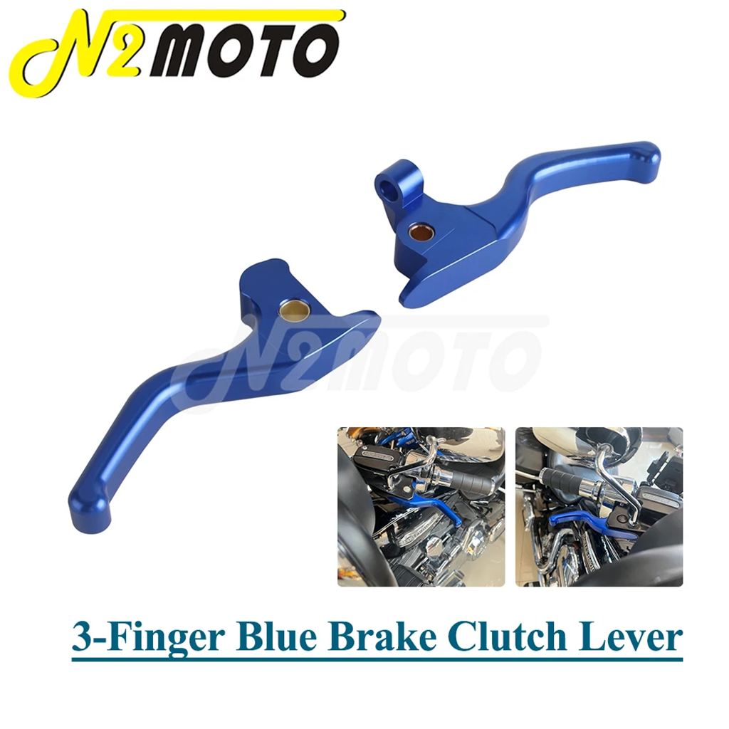 【並行輸入品】ハーレー用ブレーキクラッチレバー ハーリーツーリングロードグライドスペシャル 2-3フィンガーコントロール fltrxs fltrx fltru fltruse 201_6