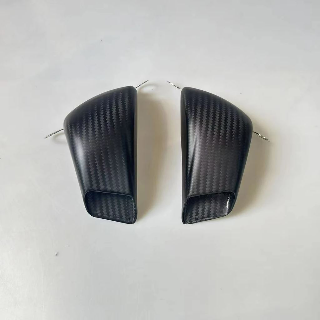 並行輸入品 トライアンフ スピードトリプル 1050 S R RS 2005-2020 100% カーボン バイク フロントブレーキ エアダクト キャリパ_1