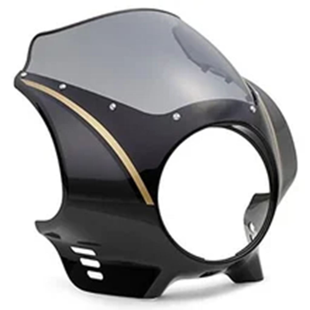 【並行輸入品】バイクフロントヘッドライトフェアリング風防 XSR900 XSR 900 2021 2022 2023 2024 2025 レトロヘッドランプ風防の画像