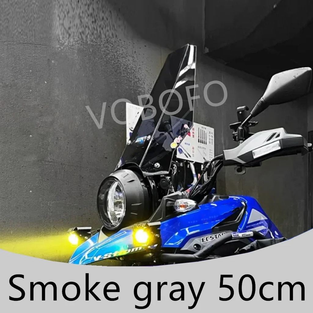 【並行輸入品】スズキ用バイク 二輪フロントガラス フロントガラス ストレート 非破壊取り付け アクセサリー dl250 dl250 DL-250_3