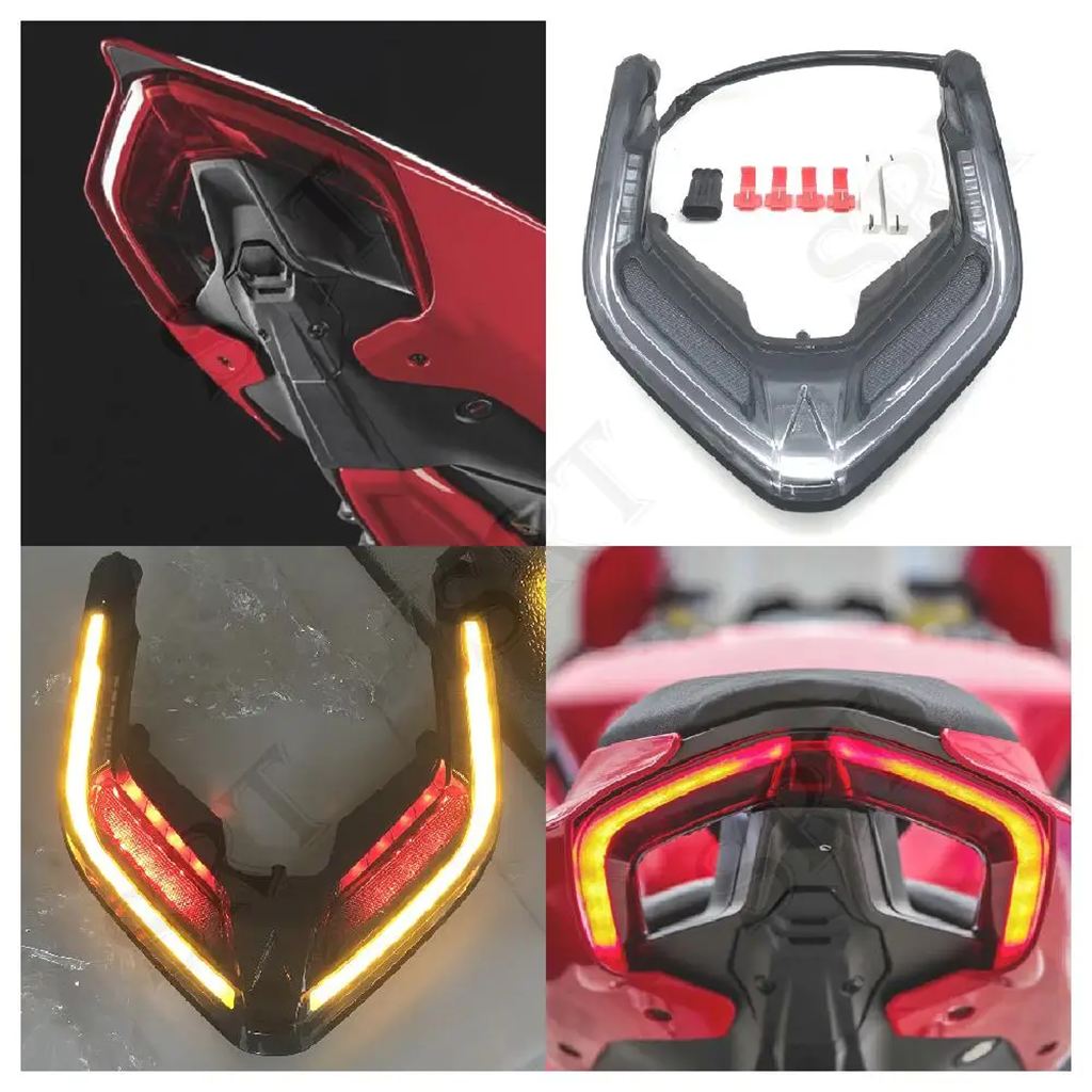 【並行輸入品】バイク用LEDテールライト リアブレーキライト ウィンカー 統合アクセサリー ドゥカティストリートファイターV2 v4 s パニガーレ 2019-2023_1