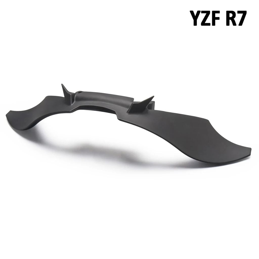 【並行輸入品】バイク黒フロントフェアリングウイングレット空力ウイングディフレクターアクセサリーヤマハ YZF-R7 YZFR7 YZF R7