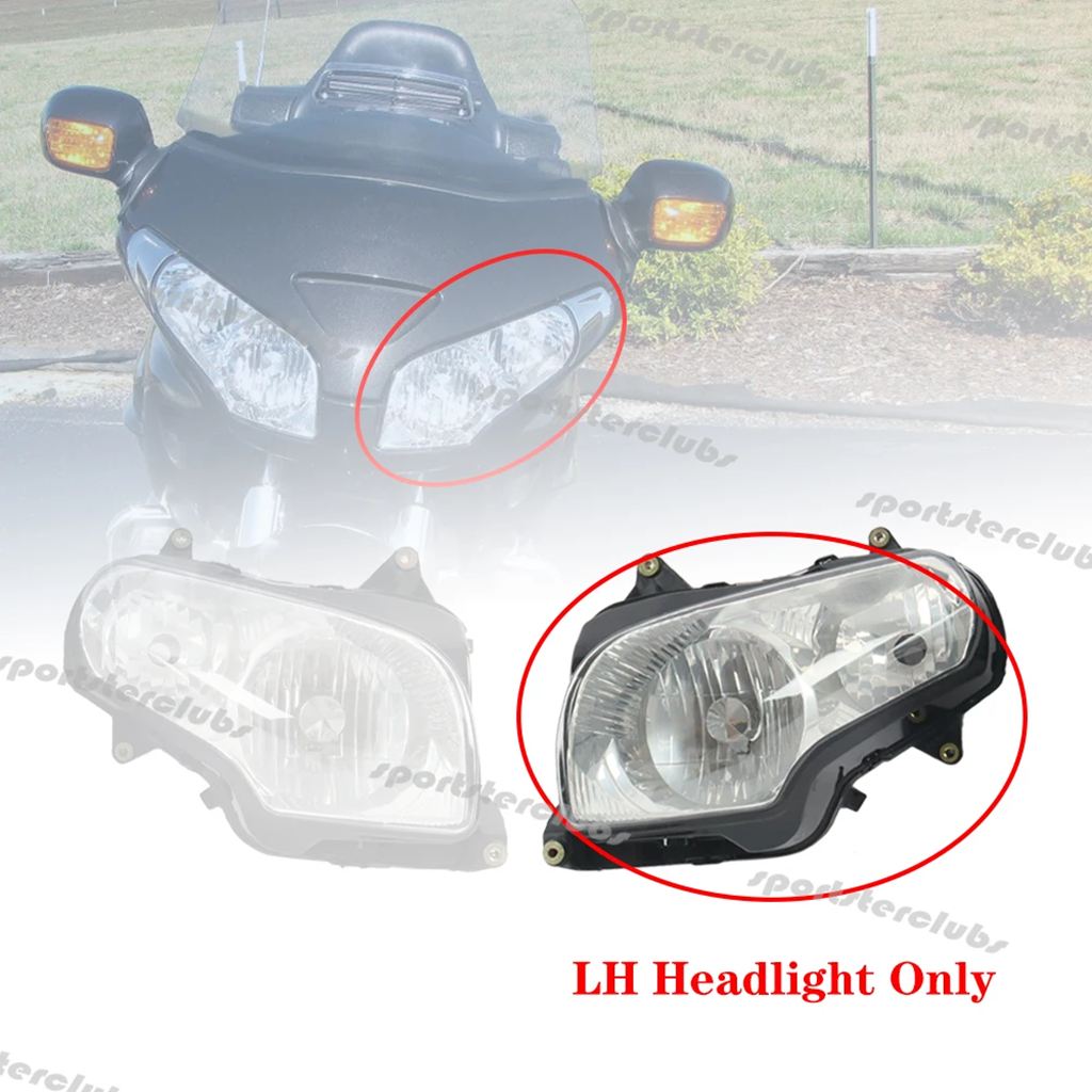 【並行輸入品】ホンダ 2001-2011 GL1800 ゴールドウィング 1800 2002 2003 2005 バイクフロントヘッドライトアセンブリヘッドランプヘッドランプの画像
