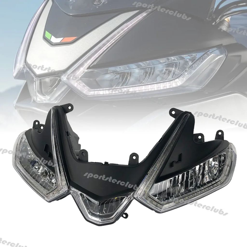 【並行輸入品】アプリリア トゥオーノ V4 1100 ファクトリー E5 2021-2025 2022 2023 2024 バイク LED フロントヘッドライトアセンブリ ヘッドランプ ライト_1
