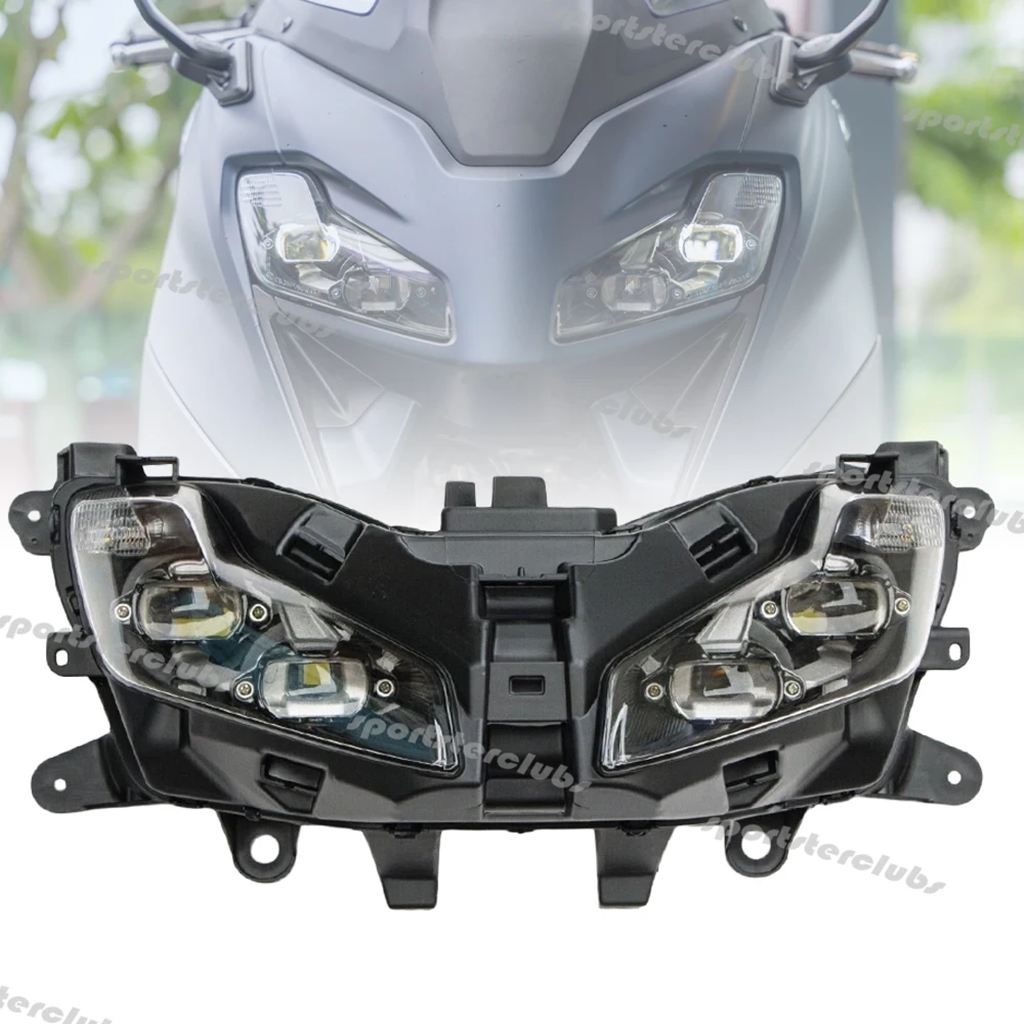 【並行輸入品】ヤマハ 2022 2023 2024 TMAX560 XP560 T-MAX TMAX 560 Tech Max バイク LED フロントヘッドライトアセンブリ ヘッドランプ ヘッドライト_1