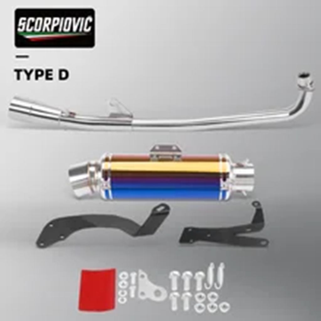 【並行輸入品】クロス スーパーカブ110 CC110 カブ125 カブ CC110 2021-2024 バイク用フルエキゾーストシステム 高性能 ローバイク/ハイバイク対応の画像