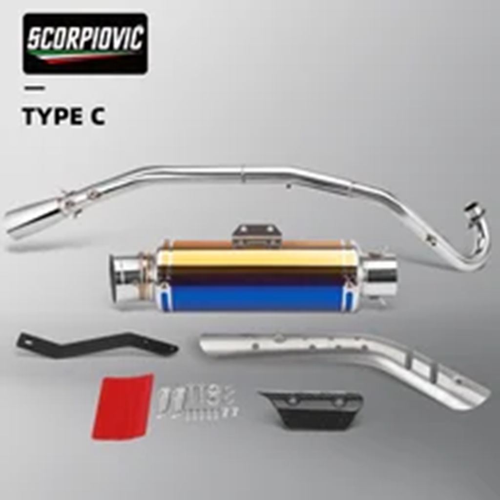 【並行輸入品】クロス スーパーカブ110 CC110 カブ125 カブ CC110 2021-2024 バイク用フルエキゾーストシステム 高性能 ローバイク/ハイバイク対応の画像