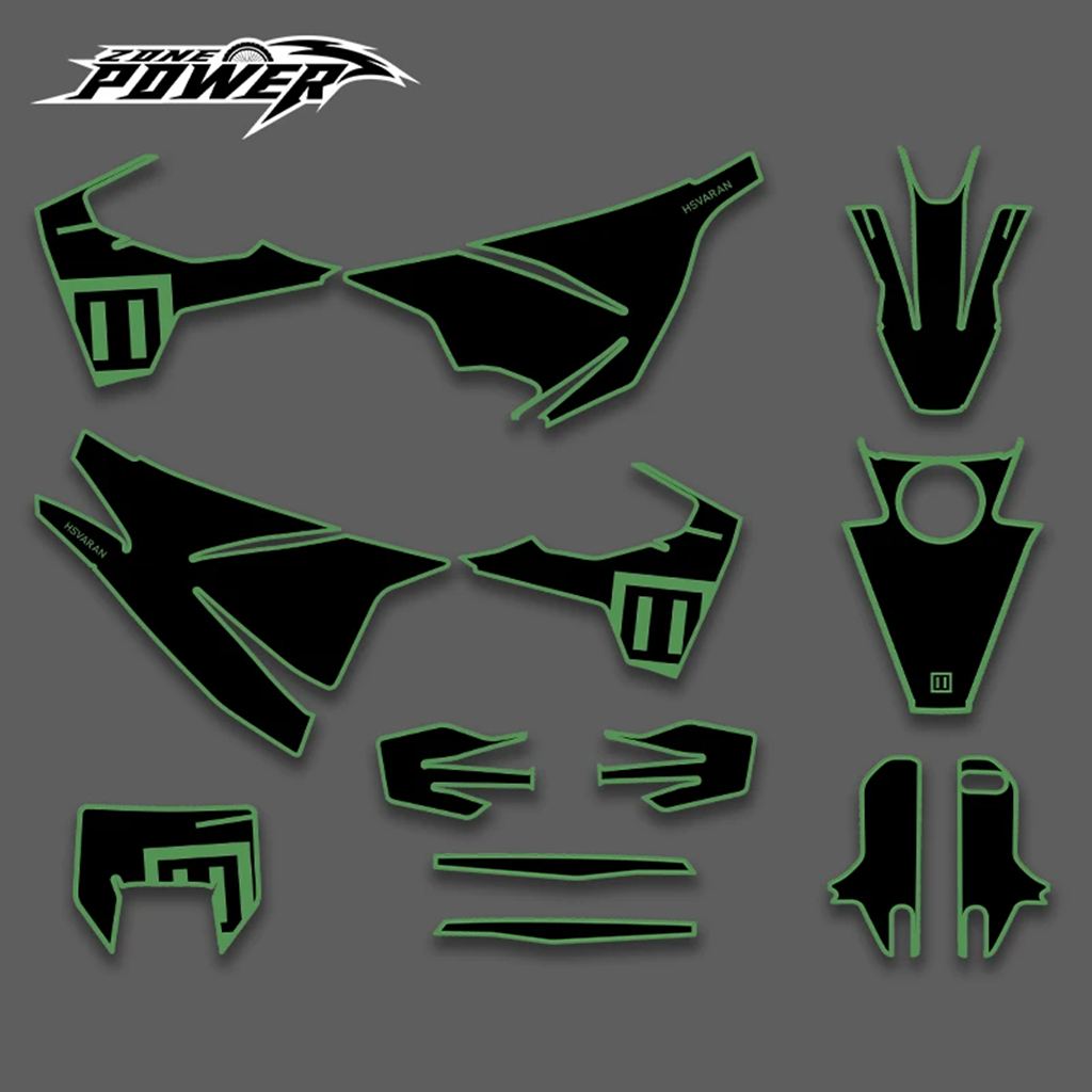 並行輸入品】POWERZONE グラフィック背景ステッカー デカールキット