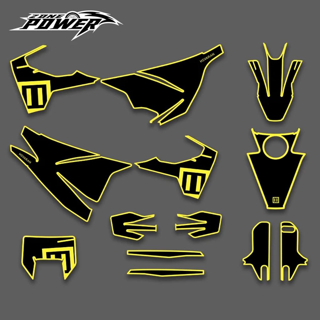 並行輸入品】POWERZONE グラフィック背景ステッカー デカールキット