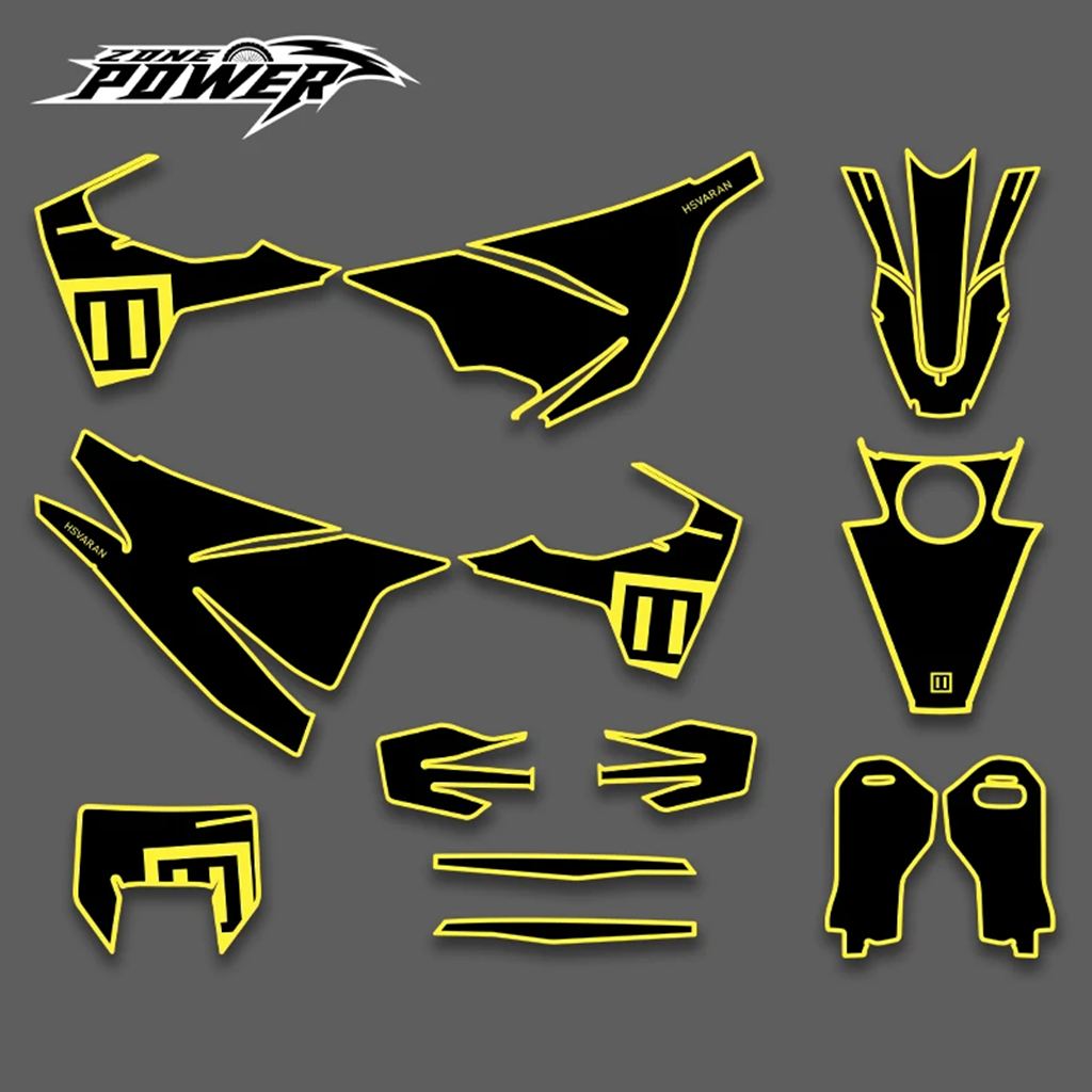 並行輸入品】POWERZONE グラフィック背景ステッカー デカールキット