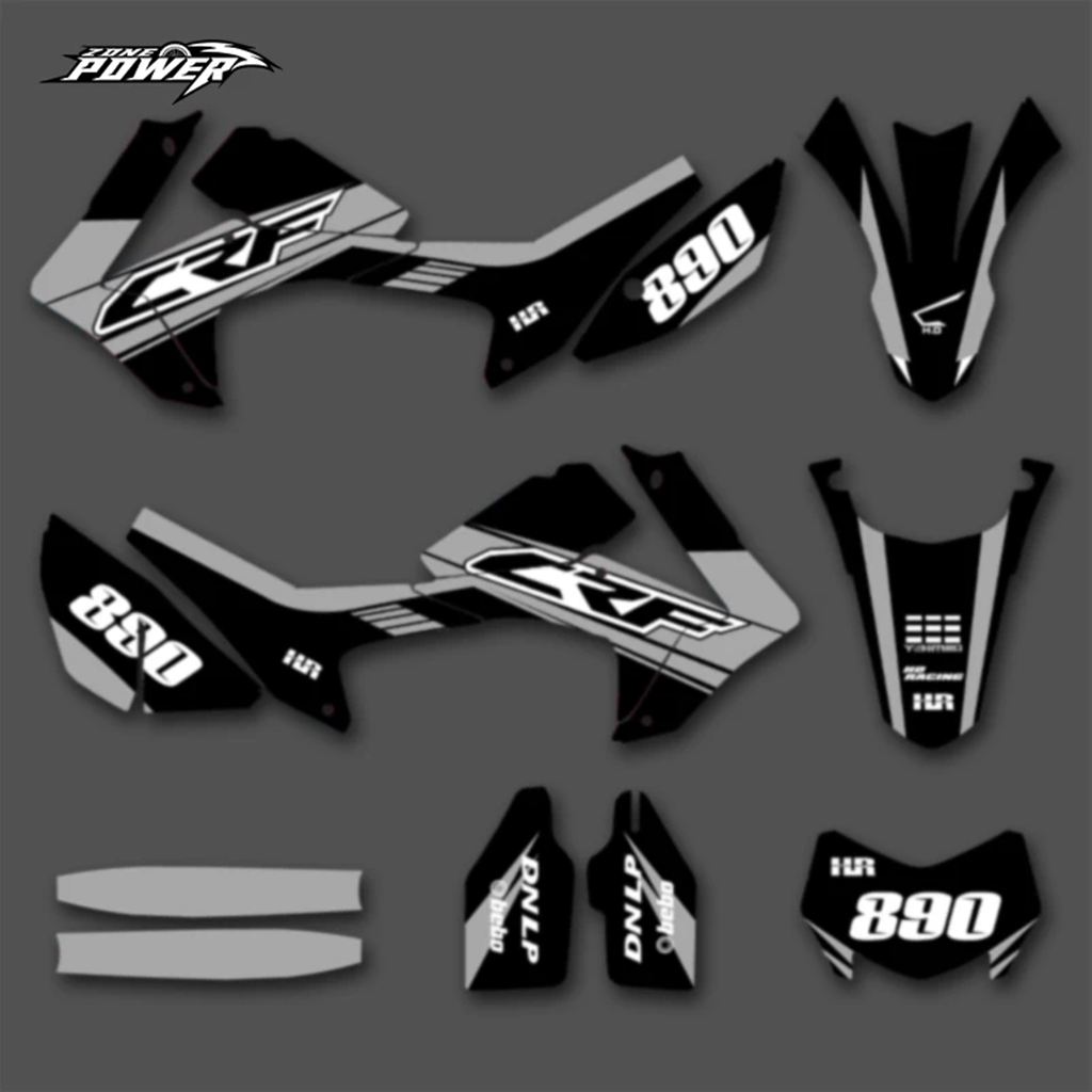 並行輸入品】Powerzone バイクグラフィックデカールステッカーキット