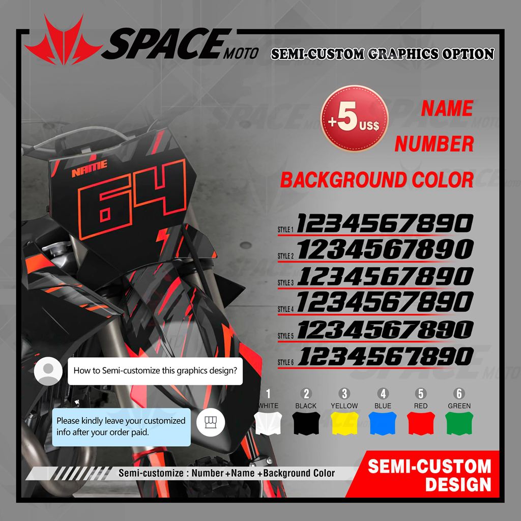 2020-2023 KTM EXC EXCF XCW XCFW デカール 【A】 Graphics For KTM