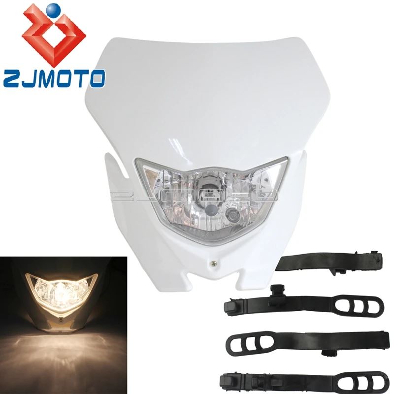 並行輸入品】モトクロス電球ヘッドライトランプHI/LOビームライト