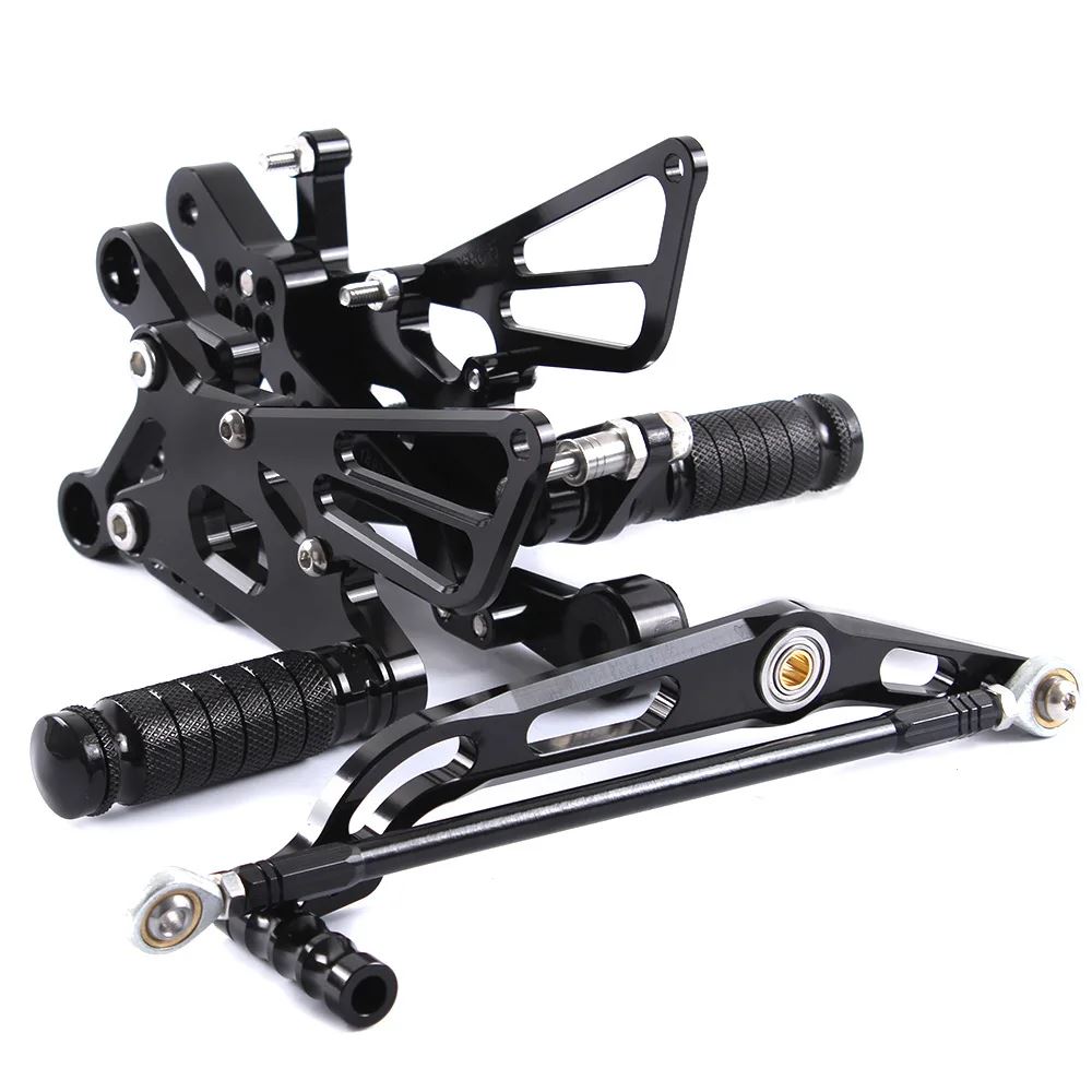 【並行輸入品】ヤマハ YZF-R6 YZF R6 2006-2015 CNC アルミバイクリアセットリアセットフットペグペダルフットレスト_1
