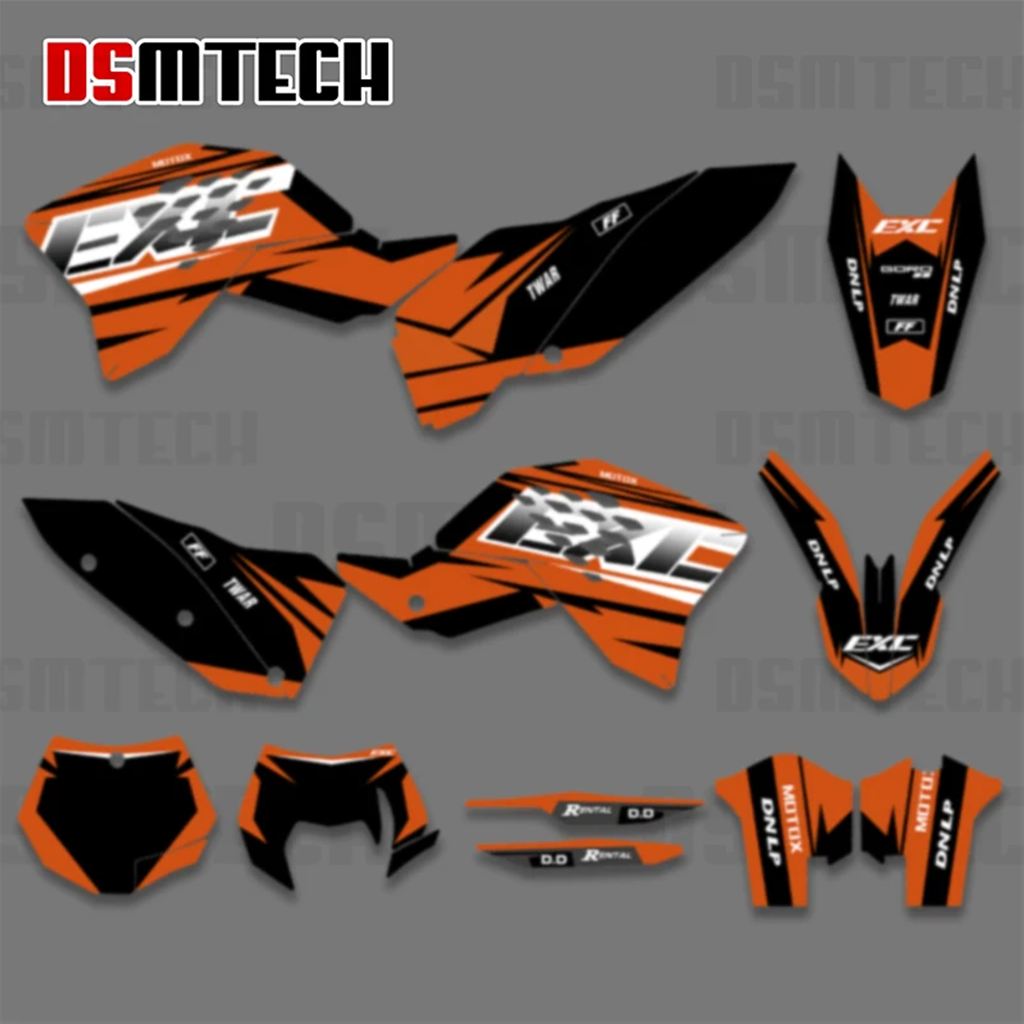 並行輸入品】DSMTECH KTM EXC EXC-F 125 250 300 450 530 2008-2011 SX