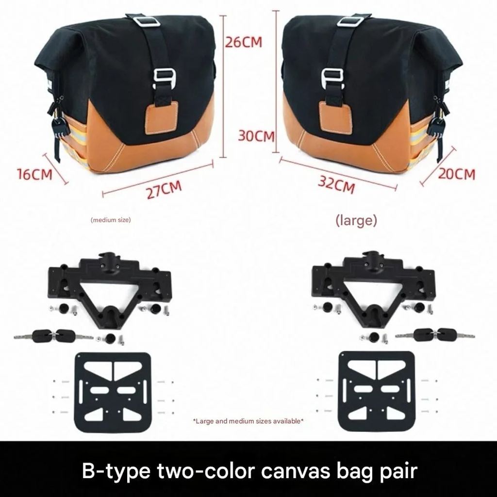 【並行輸入品】ホンダ レブル300 レブル500 CMX300 CMX500 レトロ 防水 サイドバッグ サイドボックス バンパーカスタム レブル300 cm 500用の画像