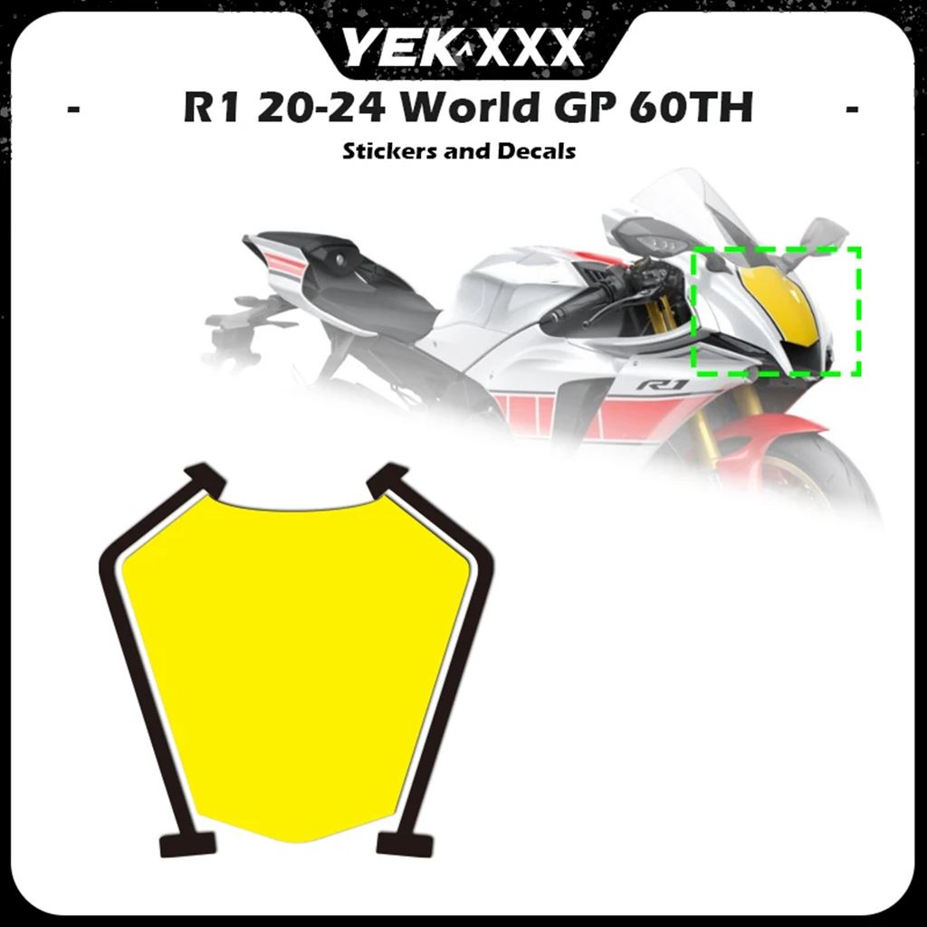 【並行輸入品】フェアリングステッカー フルステッカー ヤマハYZF-R1ワールドGP 60周年 R1 R1M 2020-2021 20 21 22 24の画像