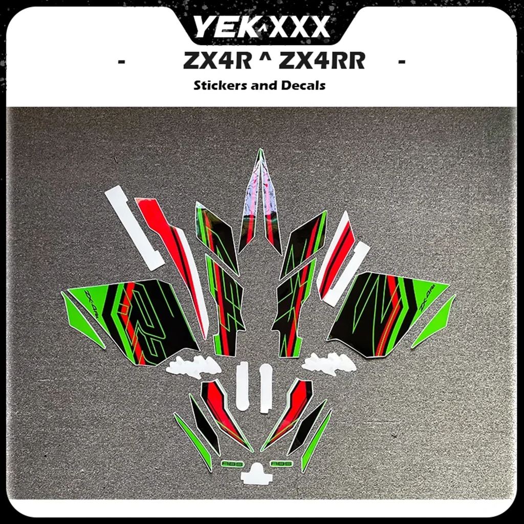 並行輸入品】フルフェアリングステッカー カワサキZX4R ZX4R2021-2024