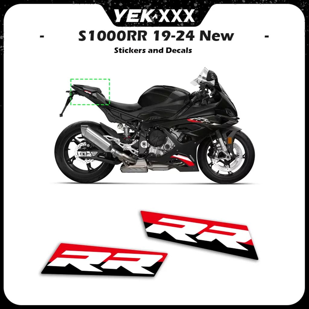 【並行輸入品】バイクアンダーフェアリングシェル赤白ステッカーたステッカー BMW S1000RR S1000 RR 2019?2024の画像