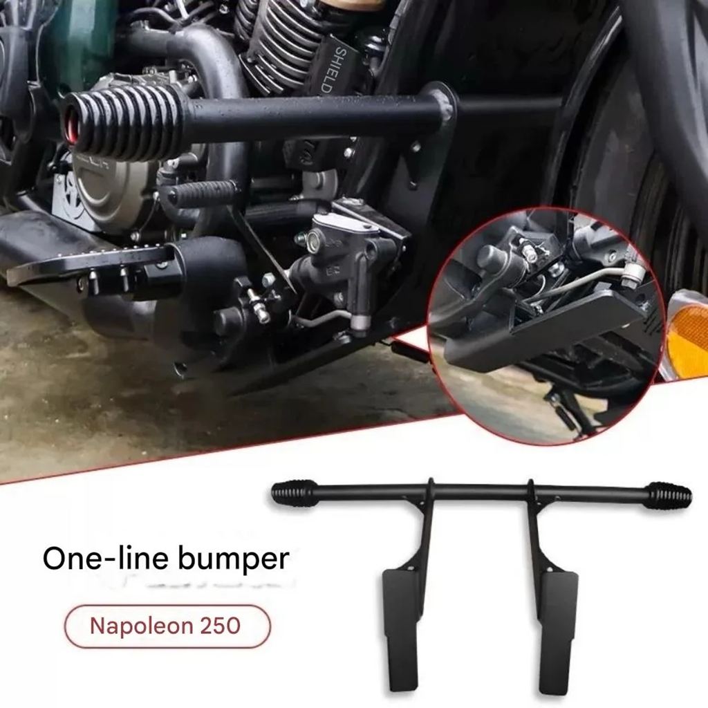 【並行輸入品】BENDA ナポレオンボブ 250 フロントバンパーバンパー落下防止バンパー BD250 一言バンパー肥厚バンパーの画像