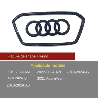 並行輸入品】 アウディカー用ステアリングホイールセンターエンブレム 