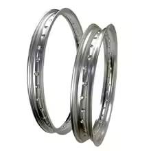 【並行輸入品】 6061航空アルミf / rバイクブラック/リム輪サークル2.15x18 1.60x21 36スポーク穴高強度ブラックの画像