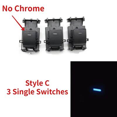 並行輸入品】 電気ウィンドウリフトボタンスイッチ 青氷光 lhd トヨタ