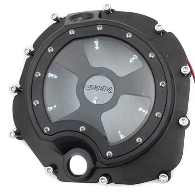 【並行輸入品】 カワサキzx14rzzr1400 2006-2022用バイク 二輪クラッチカバー ブラック バイク 二輪パーツ クリアの画像