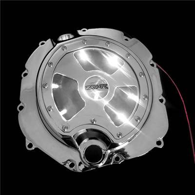 【並行輸入品】 カワサキzx14rzzr1400 2006-2022用バイク 二輪クラッチカバー ブラック バイク 二輪パーツ クリアの画像
