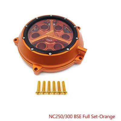 【並行輸入品】 Nc250/450オフロードバイクエンジンクラッチカバーCNCホタルフィットクリアサイドカバー小型ドラムカバーガンボッサーの画像