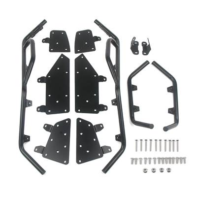 【並行輸入品】 バイクバンパーフレーム保護 エンジンガード ハイウェイクラッシュバー voge適合 max350 MAX-350 黒 sr 4 max 350の画像
