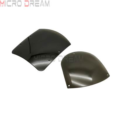 【並行輸入品】 ヘッドライト用ブラケットキット付きクリアウィンドプロテクション エントリースポーツスター1200アイアン883 xl883n 1988-2016の画像