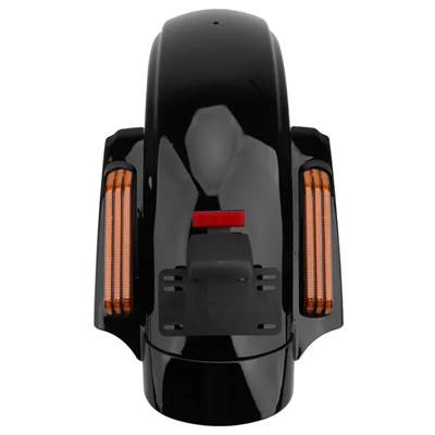 【並行輸入品】 バイク用リアマッドガード LEDボスタイルテールライト ハーレーツーリング ロードグライド トラックス 09-13の画像