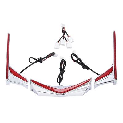 【並行輸入品】 LEDバイク 二輪テールライトストリップ フェンダーチップ runブレーキ ホンダgolding gl1800 2012-2017 f6b 2013-2017の画像