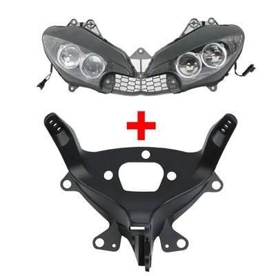 【並行輸入品】 ヤマハyzfr6 2003-2005 yzf r6s 2006-2009バイク 二輪ヘッドライト ヘッドライト ヘッドライト アッパーフェアリングブラケットの画像