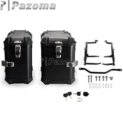 【並行輸入品】 ハーレーパンアメリカ1250 テールラゲッジトップケース サイドボックス 2021-2024用ブラケットキット付きバイクアルミトランク_5