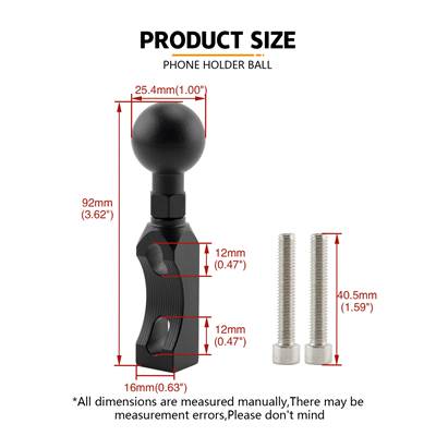 自転車アクセサリーセット 並行輸入品】 バイク 二輪バックミラーブラケット ボールヘッド