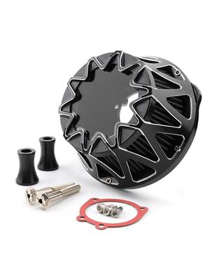 【並行輸入品】 ハーレースポーツスターxl883用エアフィルタークリーナーキット ソフテイルファットボーイdyna fxr ツーリング 電気 ストリートグライドロード_4