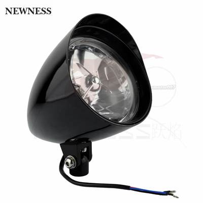 並行輸入品】 バイク用6インチアルミニウムハロゲンヘッドライト