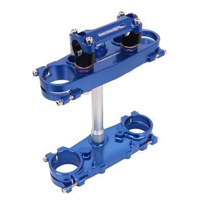 【並行輸入品】 ヤマハwr250fwr450f yz250 yz450f yz250fx yz450fx用アッパーロワーツリークランプ ステアリングシャフト ハンドルバーマウントの画像