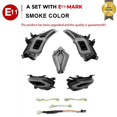 並行輸入品】 Tmax-バイク 二輪テールライト ウィンカー リアブレーキ