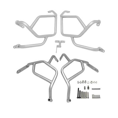 【並行輸入品】 ステンレスアッパーロワーバンパープロテクター ボトムバーモーター ヤマハ Xtz 700 ter700 xtz700 2019-2023_1