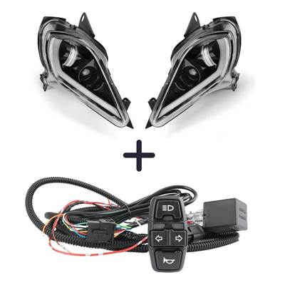【並行輸入品】 ヤマハ用LEDヘッドライト DRLウィンカーライト 700 700r yfz450 yfz450r yfz450x wolry 450 350 250 350-2006の画像