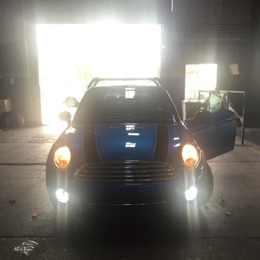 ハローフォグライト コンピューター カスタム LED DRL デイライト トラクション R55 R56 R58 R60 R61 PACEMAN F56 : nkp1640 : YKNshop