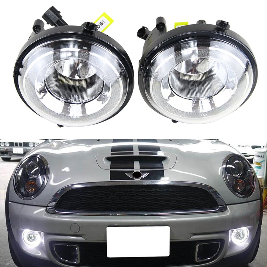 ハローフォグライト コンピューター カスタム LED DRL デイライト トラクション R55 R56 R58 R60 R61 PACEMAN F56 : nkp1640 : YKNshop